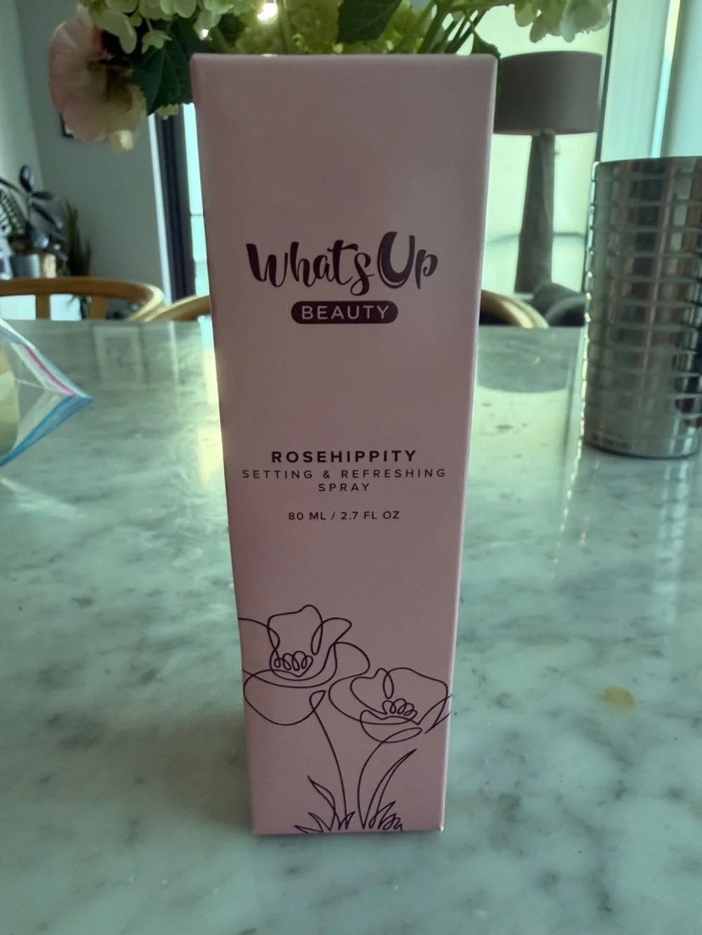 BRAND NEW What's Up Beauty Rosehippity Setting & Refreshing Spray - Pink